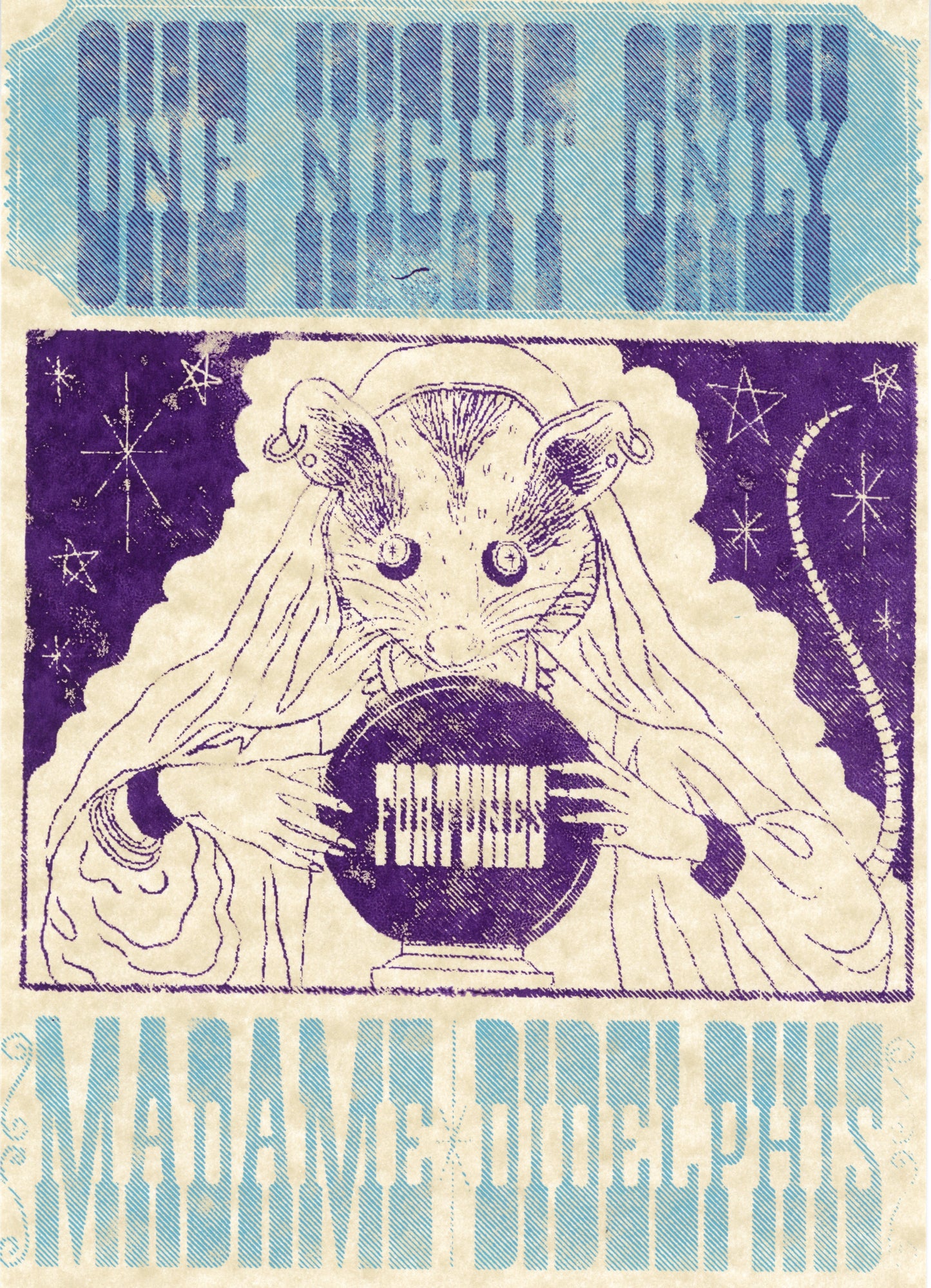 Madame Didelphis (Blue)